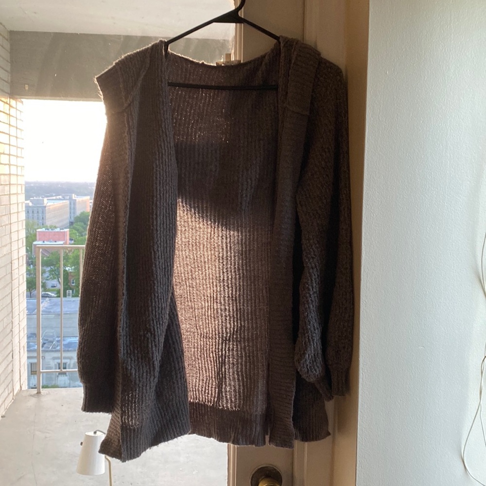 Hoodie cardigan
